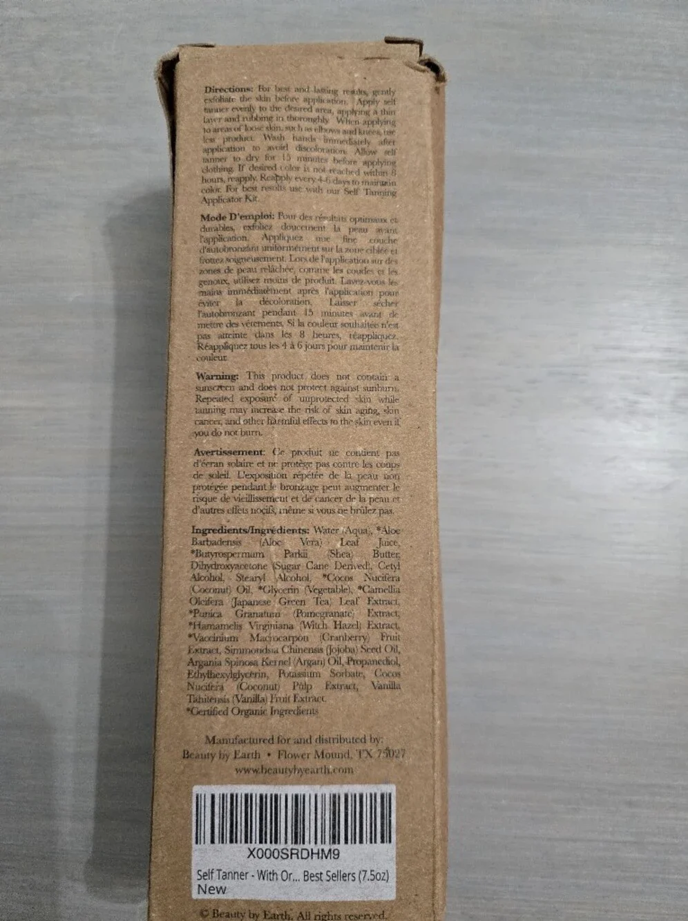 NEW…Beauty By Earth Self Tanner Tanning Lotion - Medium